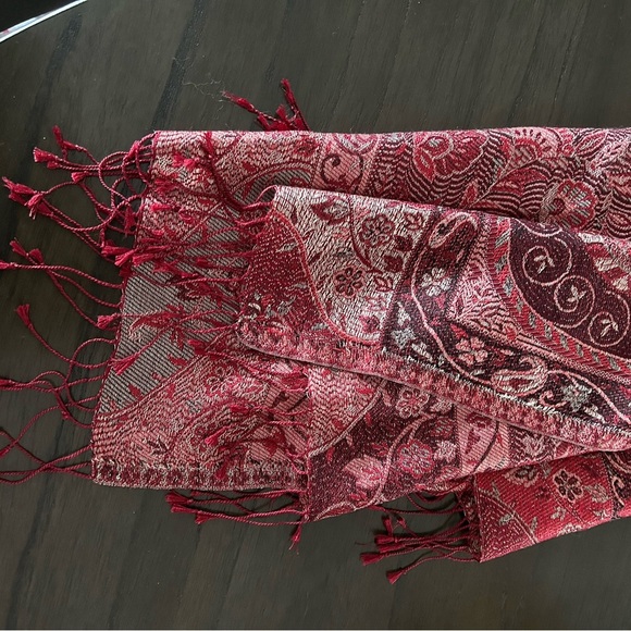 Silk Scarf Large Decor/Fashion Pashmina - Picture 2 of 12